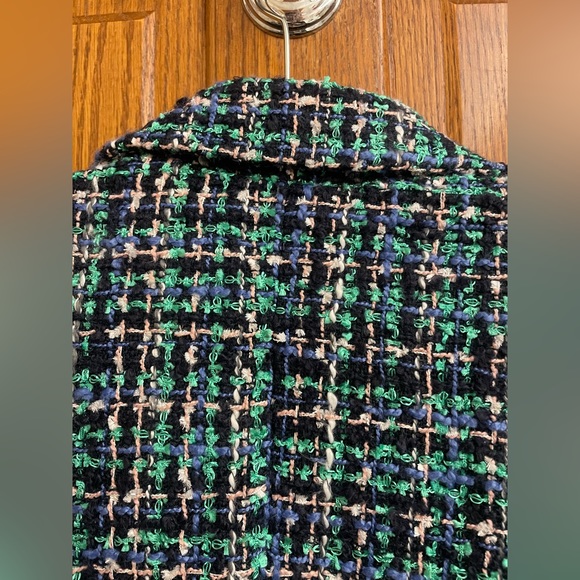 Rachel Zoe Multicolored Tweed Blazer / Size Small - Picture 4 of 4